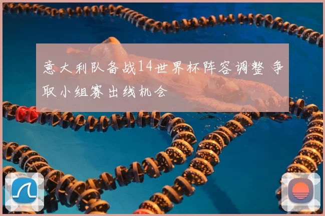 意大利队备战14世界杯阵容调整 争取小组赛出线机会
