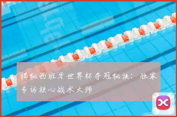 揭秘西班牙世界杯夺冠秘诀:独家专访核心战术大师