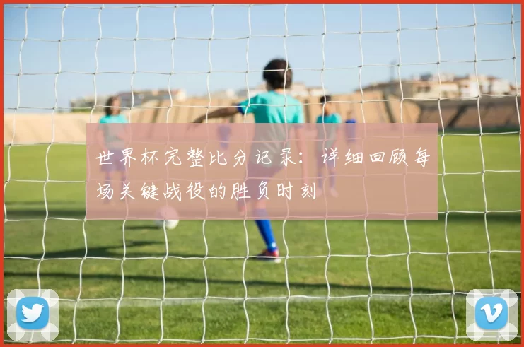 世界杯完整比分记录:详细回顾每场关键战役的胜负时刻